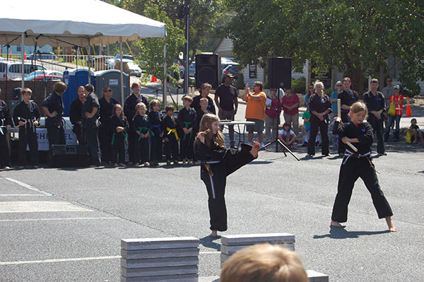 Kempo Karate Demo Kids Class Punching Form title=