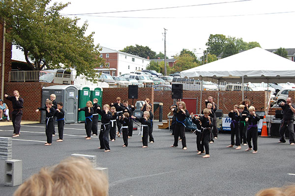 Kempo Karate Demo Snap Kick