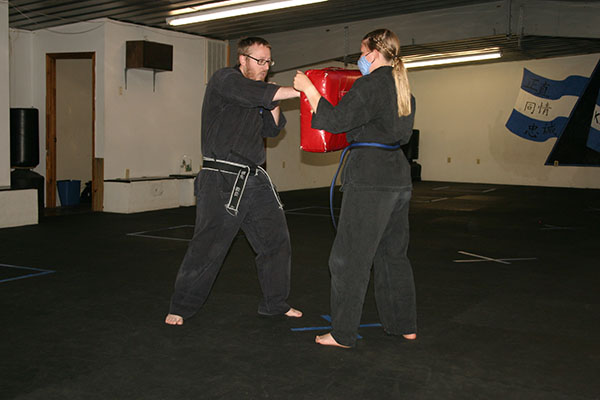 Kempo Karate Kids Class Punching and kicking drills