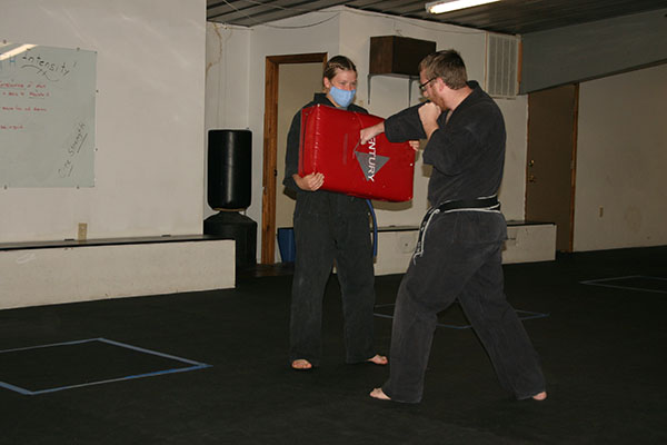 Kempo Karate Kids Class Punching and kicking drills