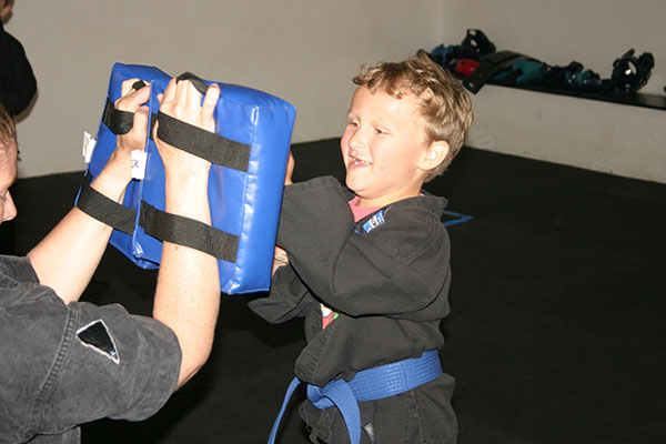 Kempo Karate Kids Class Punching and kicking drills