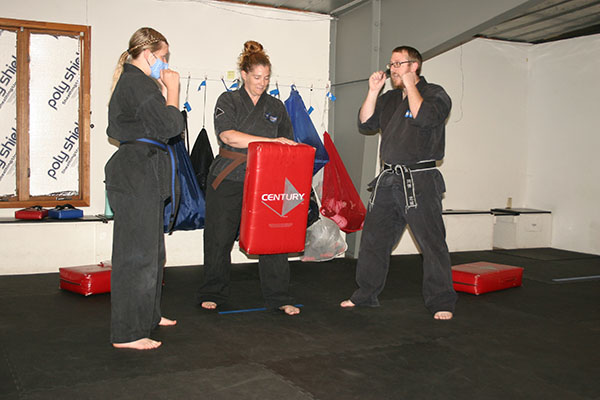 Kempo Karate Kids Class Punching and kicking drills