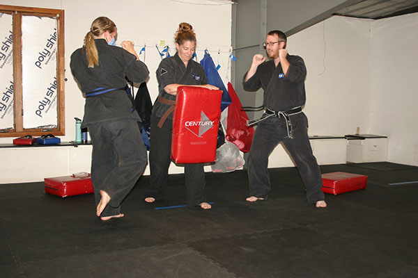 Kempo Karate Kids Class Punching and kicking drills