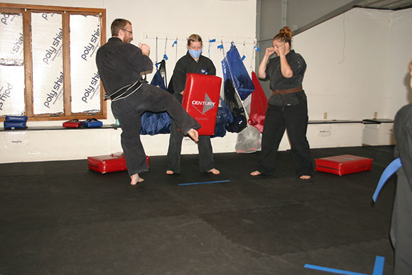 Kempo Karate Kids Class Punching and kicking drills