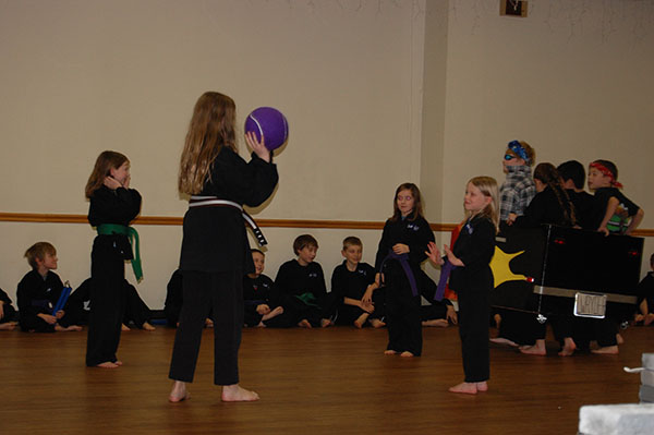 Kempo Karate Christmas Demo kids class low rider skit