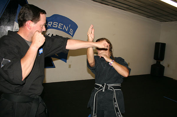 Kempo Karate inward block