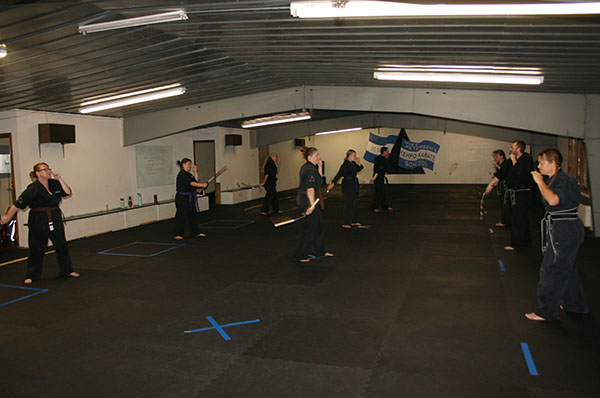 Kempo Karate Weapons nunchucks form