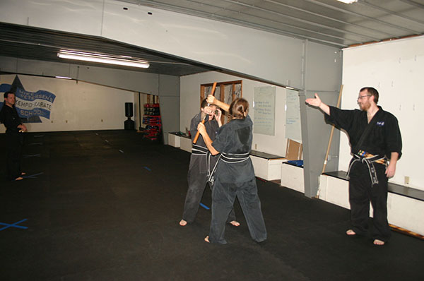 Kempo Karate Weapons nunchucks form