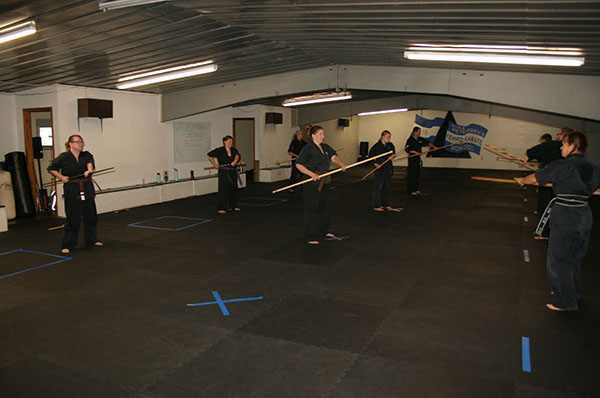 Kempo Karate Weapons Staff form