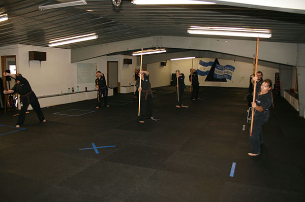 Kempo Karate Weapons Staff form