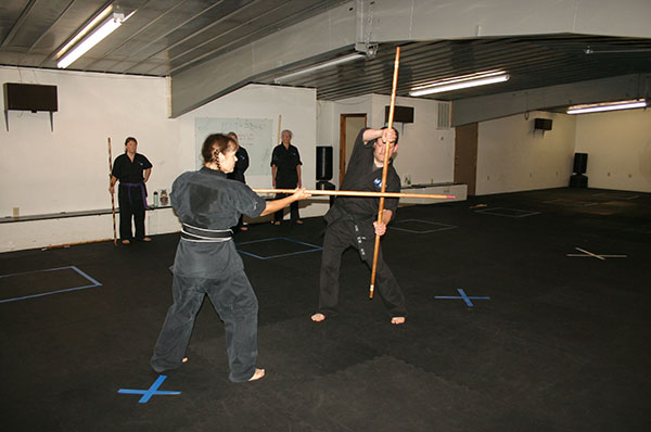 Kempo Karate Weapons Staff form