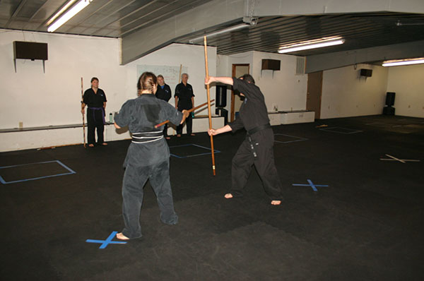 Kempo Karate Weapons Staff form