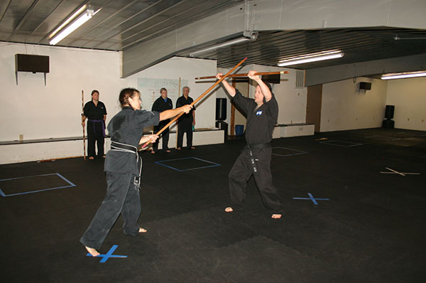 Kempo Karate Weapons Staff form