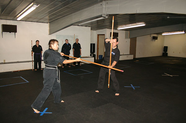 Kempo Karate Weapons Staff form