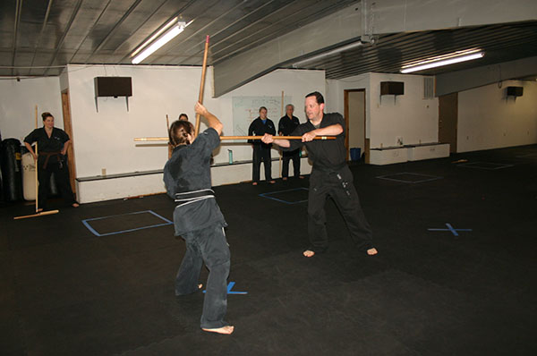 Kempo Karate Weapons Staff form