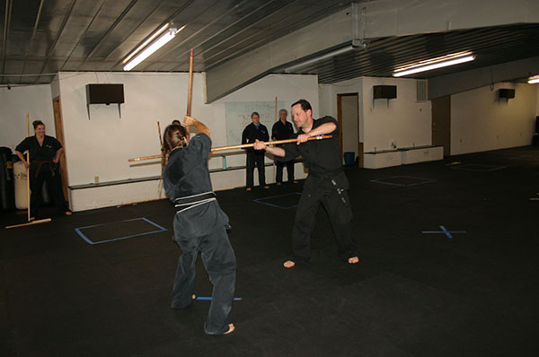 Kempo Karate Weapons Staff form