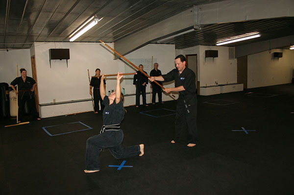 Kempo Karate Weapons Staff form