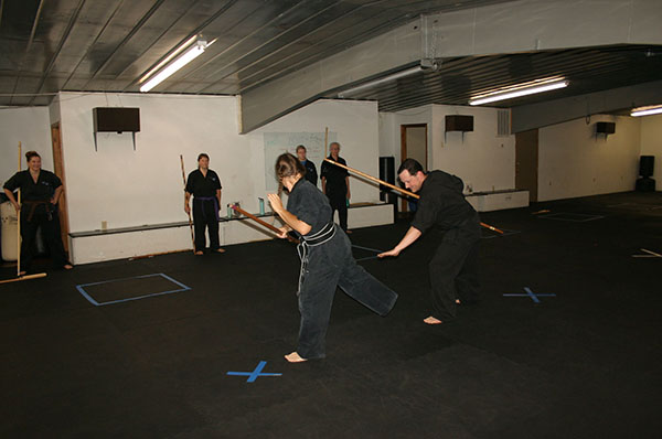 Kempo Karate Weapons Staff form