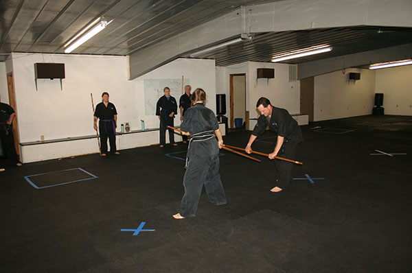 Kempo Karate Weapons Staff form